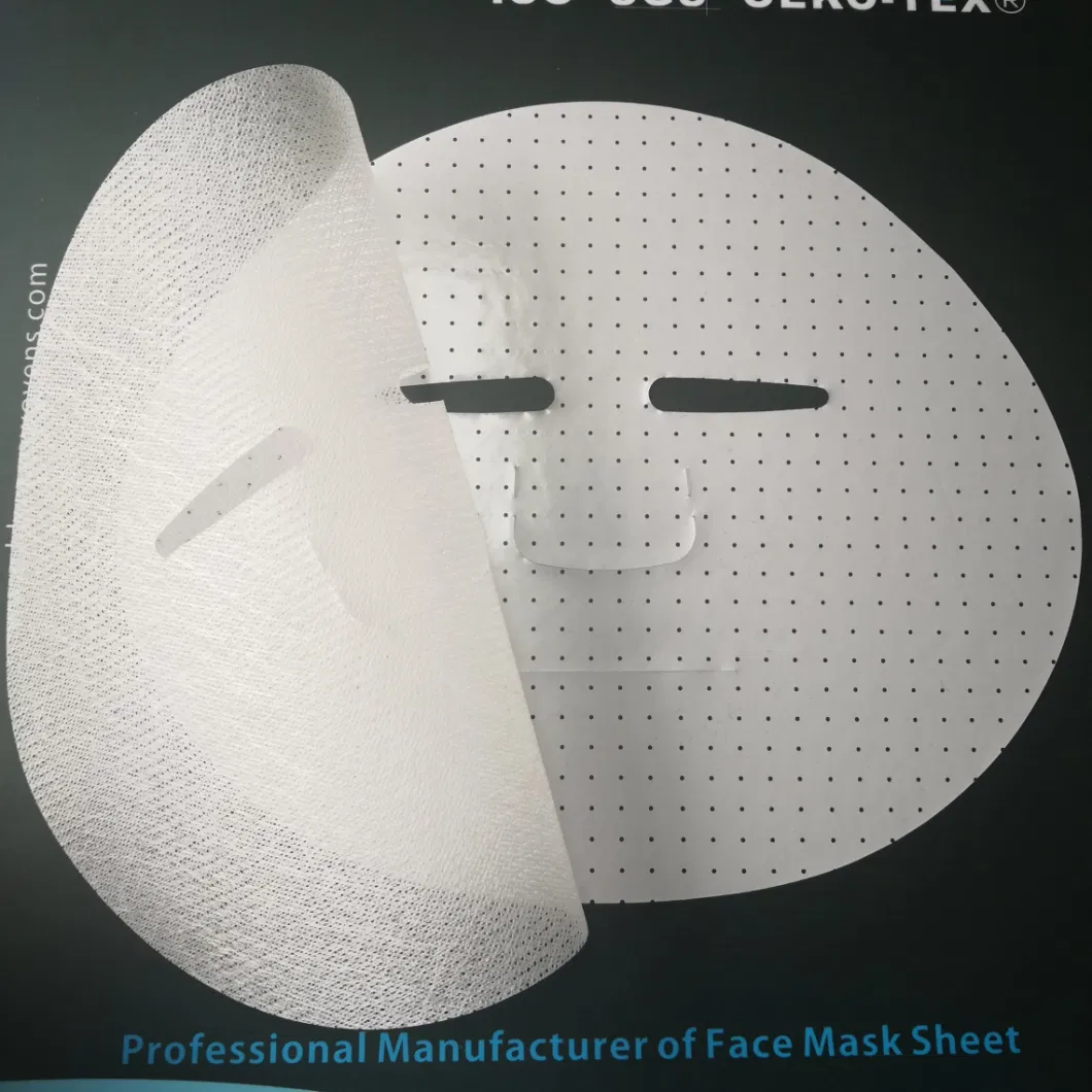 Rolled Spunlaced Invisible Nonwoven Fabric for Paper Face Sheet Mask