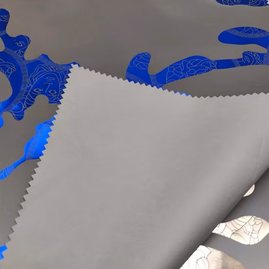 Полиэстер/нейлон/спандекс переработанная тканая уличная печать эластичная жаккардовая ткань с цифровой печатью для пальто-пуховика